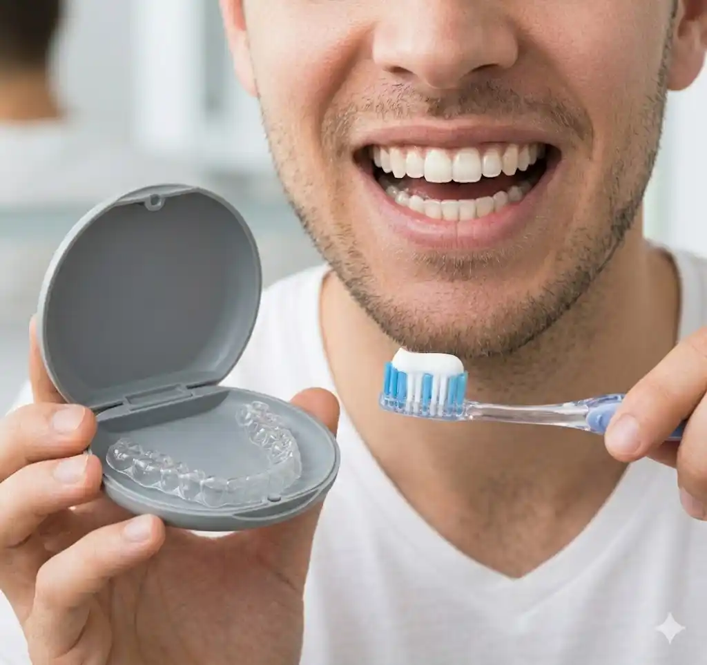 Cepillado de dientes niños