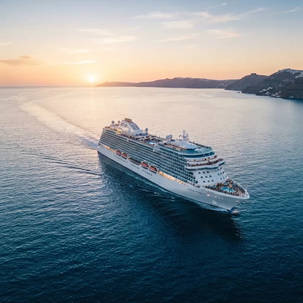 Creuer navegant pel Mediterrani