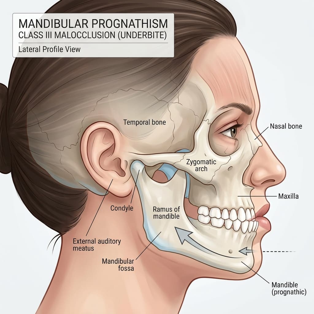 Prognatismo Mandibular: Causas, Consecuencias y Tratamiento